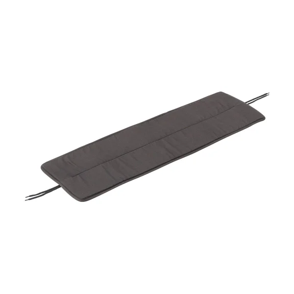 Muuto Linear Steel bench pad 110x32,5 cm Dark grey