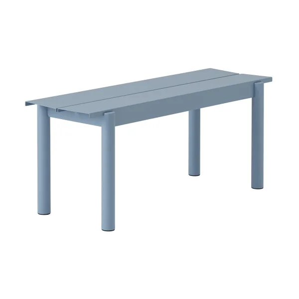Muuto Linear steel bench Stahlbank 110cm Pale blue