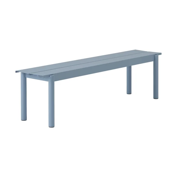 Muuto Linear steel bench Stahlbank 170cm Pale blue
