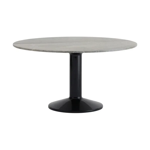 Muuto Midst Couchtisch Grey marble-black, Ø140 cm
