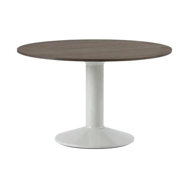 Muuto Midst Säulentisch Ø120cm Dark Oiled Oak-Grey