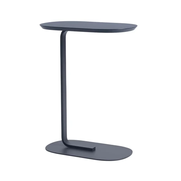 Muuto Relate Beistelltisch H: 73,5cm Blue-Grey