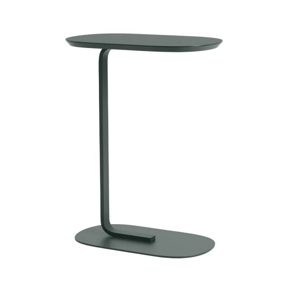 Muuto Relate Beistelltisch H: 73,5cm Dark green