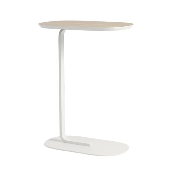 Muuto Relate Beistelltisch H: 73,5cm Oak veneer-Off white