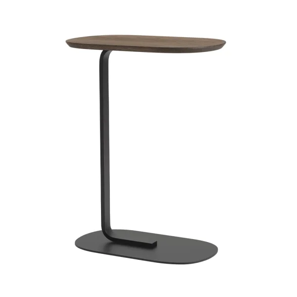Muuto Relate Beistelltisch H: 73,5cm Smoked oak-Black
