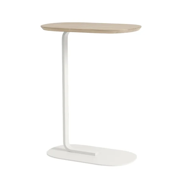 Muuto Relate Beistelltisch H: 73,5cm Solid oak-Off white