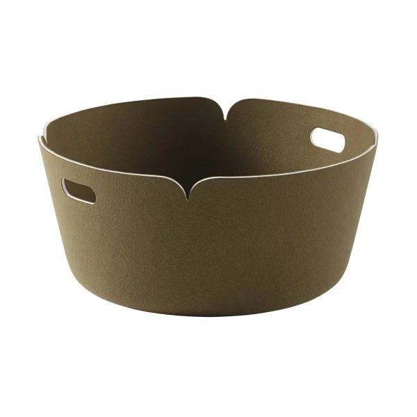 Muuto Restore Korb rund Brown Green