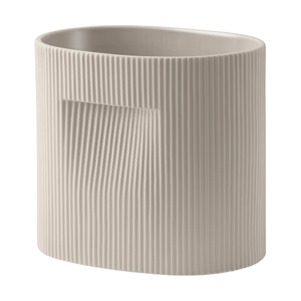 Muuto Ridge Blumentopf 24 cm Beige