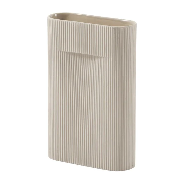 Muuto Ridge Vase 35cm Beige