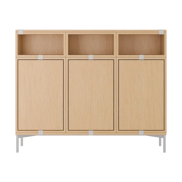 Muuto Stacked Aufbewahrungssystem Sideboard Configuration 3 Oak