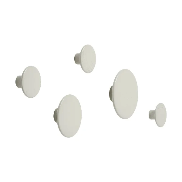 Muuto The dots 5er-Pack Off White