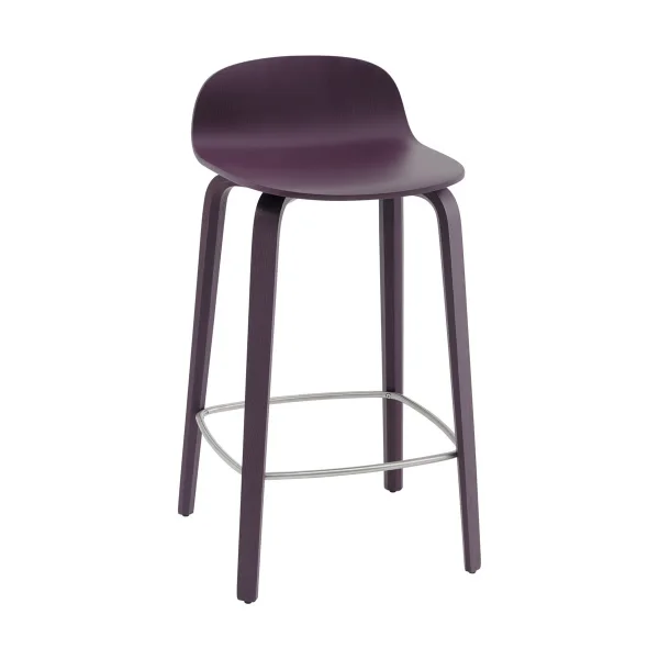 Muuto Visu Barstuhl 65 cm Dark plum