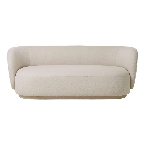 Mykonos Sofa 2,5 Sitzer sandfarben.