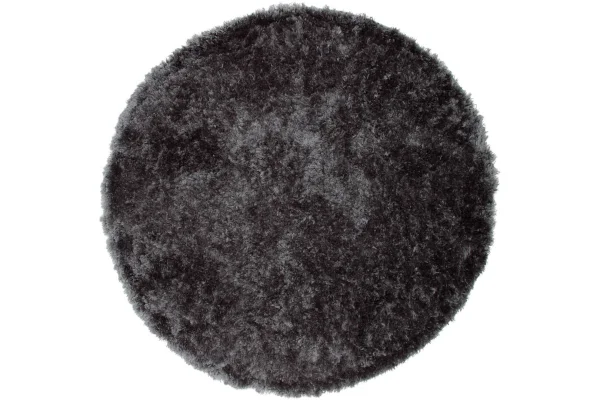 Natta Teppich Ø200 cm Polyester dunkelgrau.
