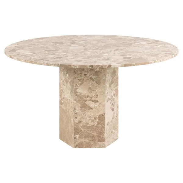 Naxos Esstisch 130x130cm Braun.
