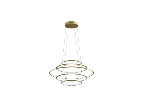 Nemo - Drop 5 Pendelleuchte Satin Gold  Lighting
