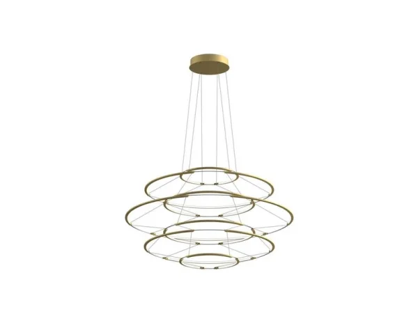 Nemo - Drop 7 Pendelleuchte Satin Gold  Lighting