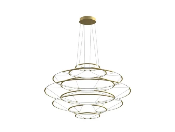 Nemo - Drop 9 Pendelleuchte Satin Gold  Lighting
