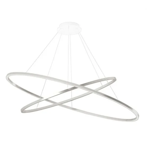Nemo - Ellisse Double Pendelleuchte Aluminium  Lighting