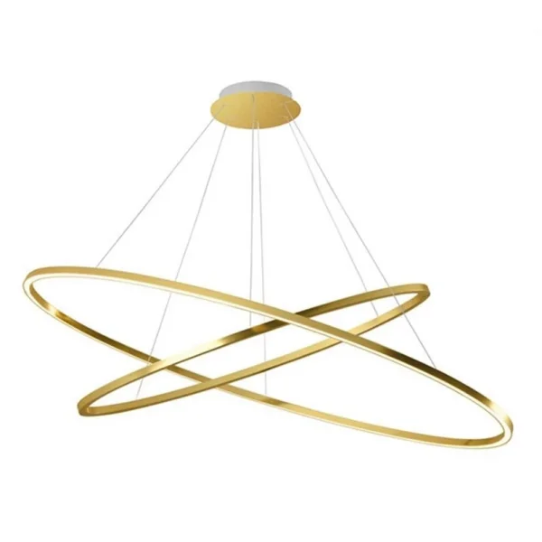 Nemo - Ellisse Double Pendelleuchte Polished Gold  Lighting