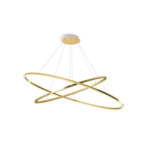 Nemo Lighting - Ellisse Double Pendelleuchte Painted Gold