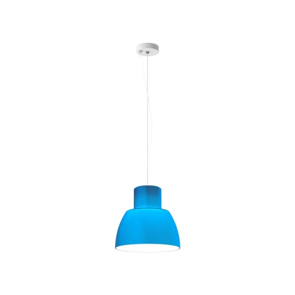 Nemo - Lorosae Hängeleuchte, blau, Ø 30 cm, Glas, E27