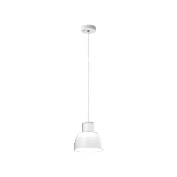 Nemo - Lorosae Hängeleuchte, weiß, Ø 20 cm, Glas, E27