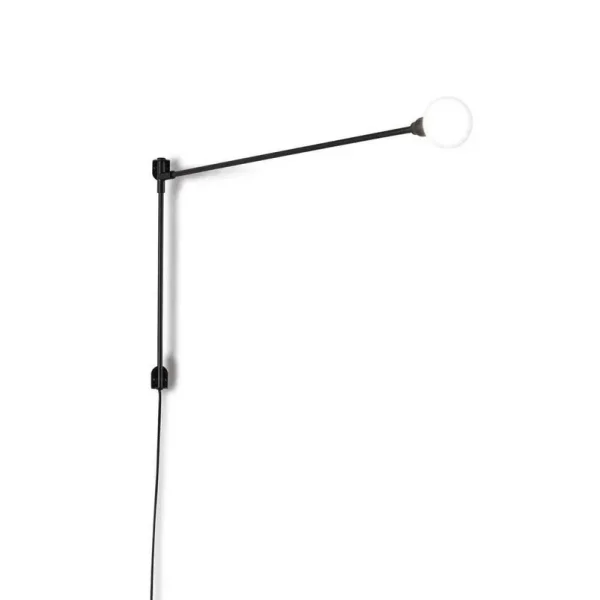 Nemo - Mini Potence Pivotante Wandleuchte 2700K Black  Lighting
