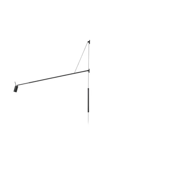Nemo - Swan Adjustable Wandleuchte Matt Black  Lighting