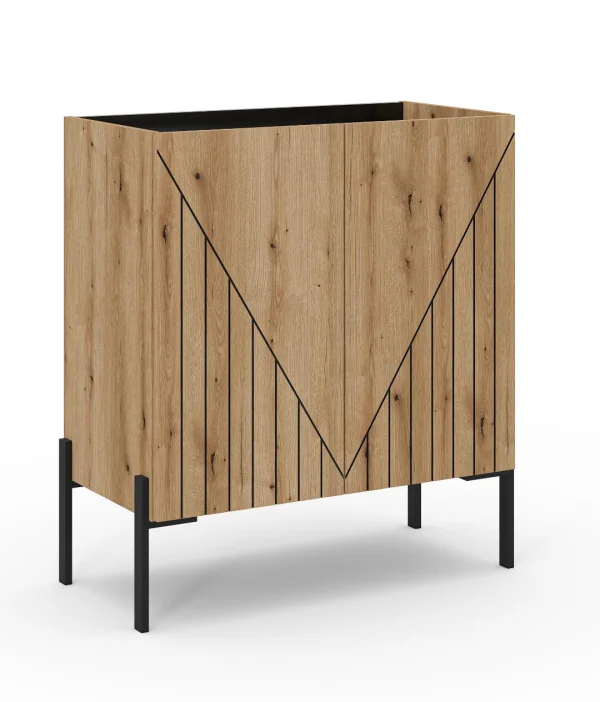 Neo Sideboard 2 Türen, Eiche Dekor.