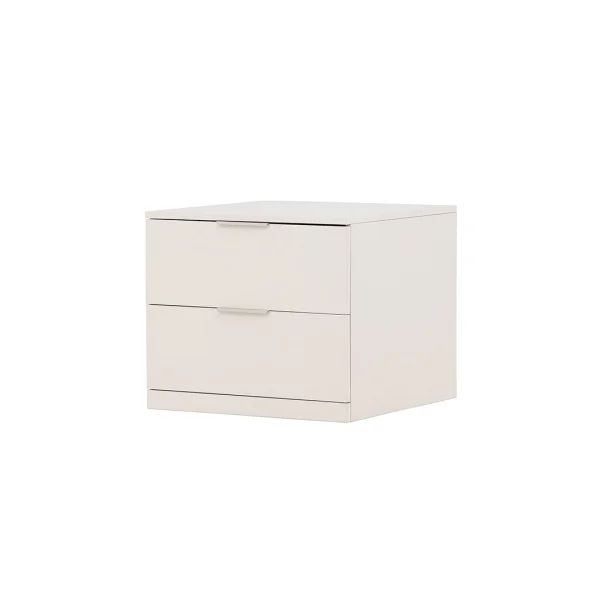 Nice Kommode 2 Schubladen beige.