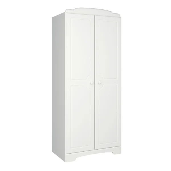 Nilon Kleiderschrank 2 Türen weiß.