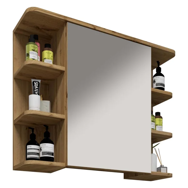 Nilosi Spiegelschrank Bad Eiche dekor.