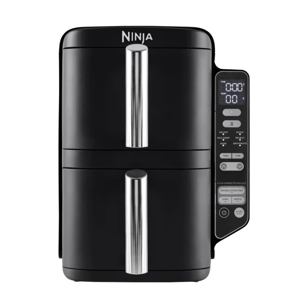 Ninja Ninja Air Fryer SL300EU Double Stack 2 Schubladen 7,6 l Schwarz