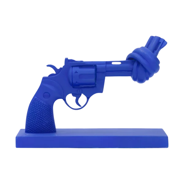 Non Violence Cobolt blue 30 cm Blau
