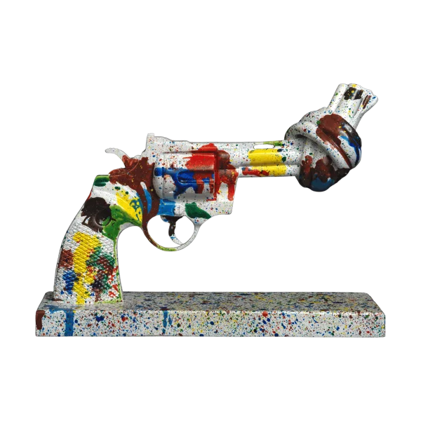 Non Violence Tennis for Peace Dekoration 19 cm Multi