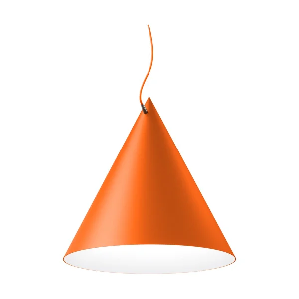 Noon Castor Pendelleuchte 60 cm Orange-Orange-Silber