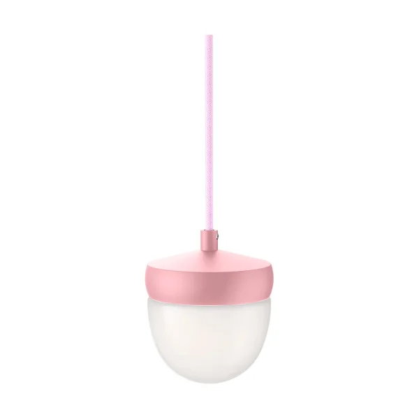 Noon Pan Pendelleuchte gefrostet 10 cm Rosa-Rosa