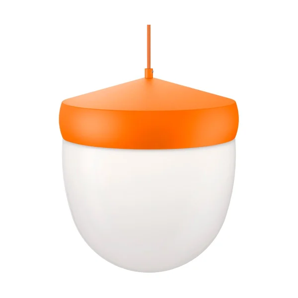 Noon Pan Pendelleuchte gefrostet 30 cm Orange-Orange