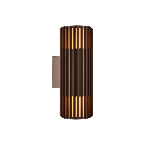 Nordlux - Aludra Double Außenwandleuchte Seaside Metallic Brown