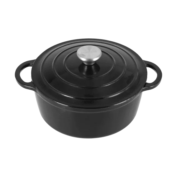 Nordwik Nordwik Gusseisentopf rund 2,5 l Schwarz