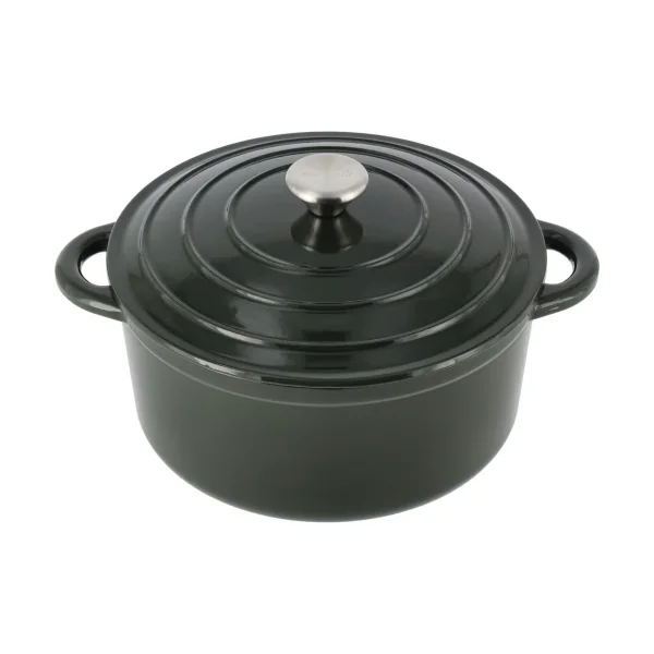 Nordwik Nordwik Gusseisentopf rund 5 l Grün