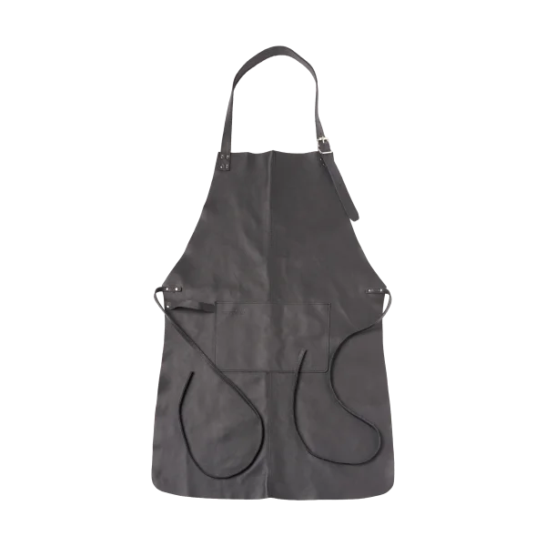 Nordwik Nordwik Schürze Leder Schwarz