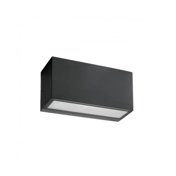 Norlys Asker Wandleuchte nach unten gerichtet 22,5x11 cm Anthrazit
