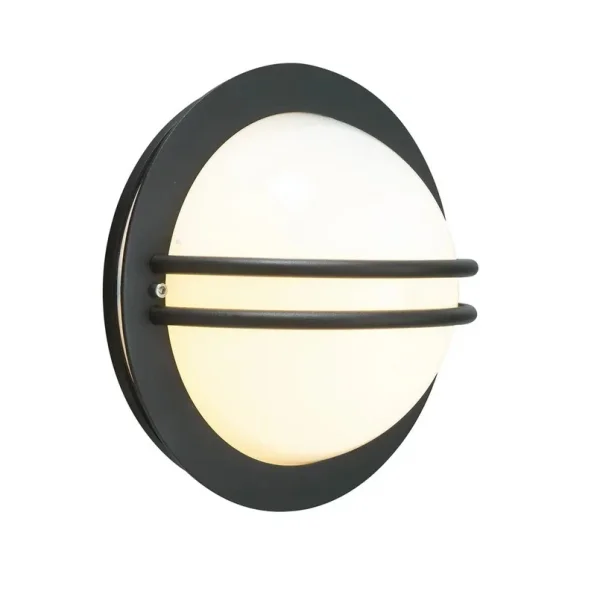 Norlys - Bremen Außenwandleuchte Opal/Schwarz