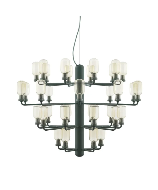 Normann Copenhagen - Amp Chandelier Large Gold/Green