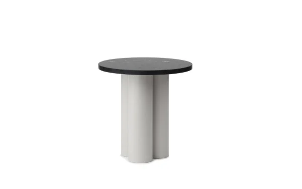 Normann Copenhagen Dit Beistelltisch Ø40 cm Sand-Schwarz-Marquina