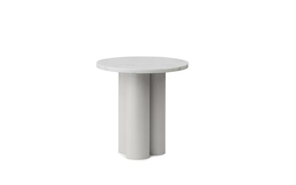 Normann Copenhagen Dit Beistelltisch Ø40 cm Weißer Carrara