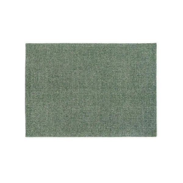 Normann Copenhagen - Flick Teppich 170x240 Off-White/Dunkelheit Green