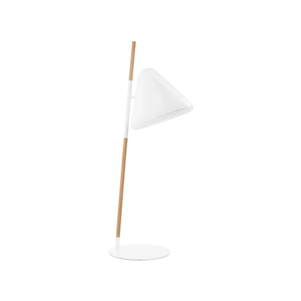 Normann Copenhagen Hello Stehleuchte White, Buchenholzgestell